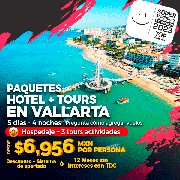 Paquetes Hotel + Tours en Vallarta